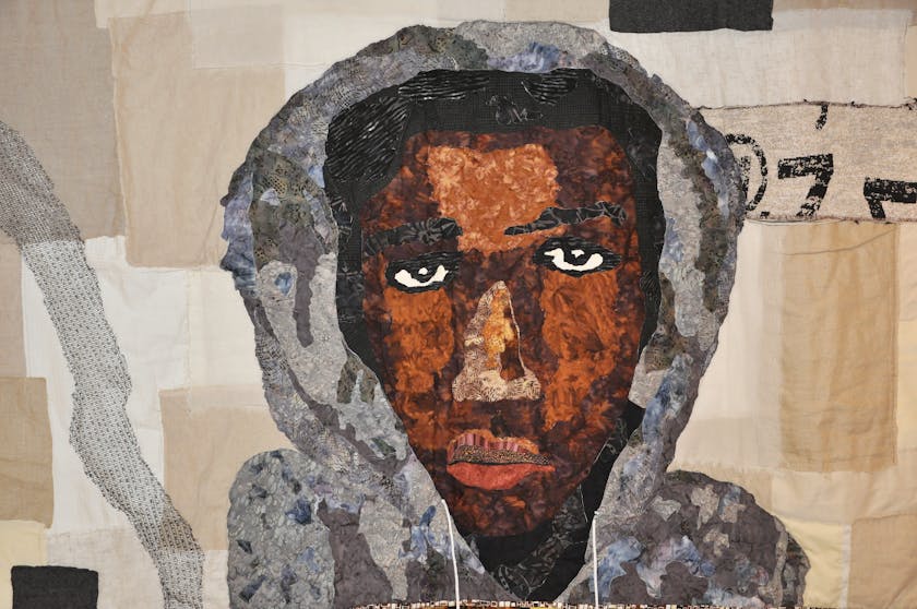 quilt of the face of trayvon martin