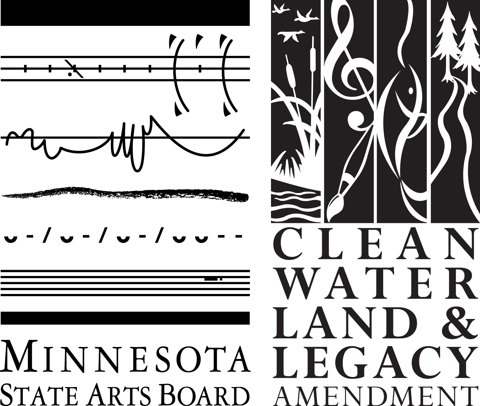 minnesota state arts board and clean water land and legacy amendment logos