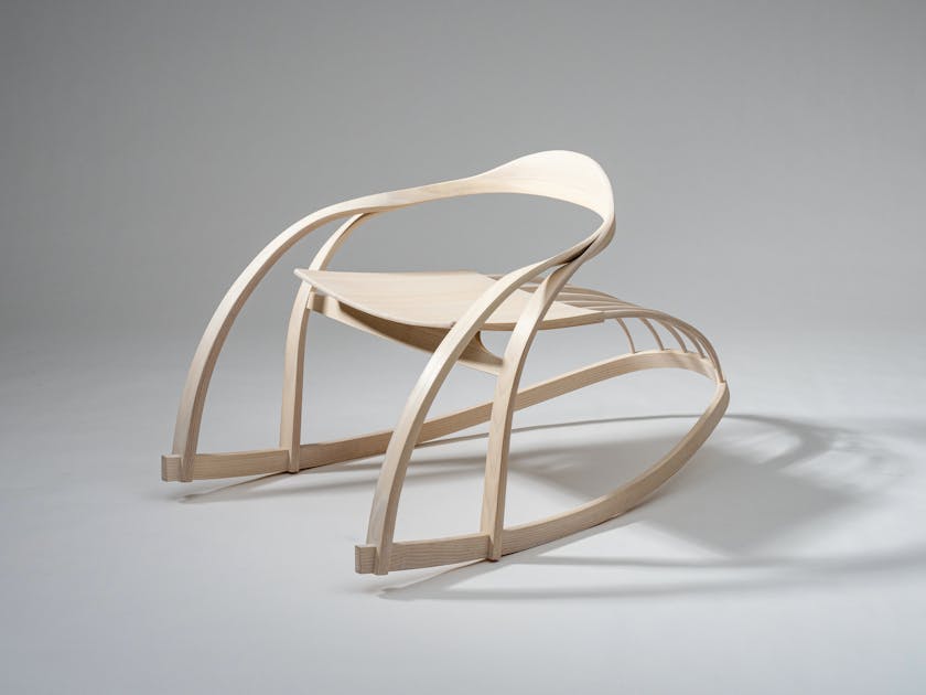 bent wood chair by Yuri Kobayashi
