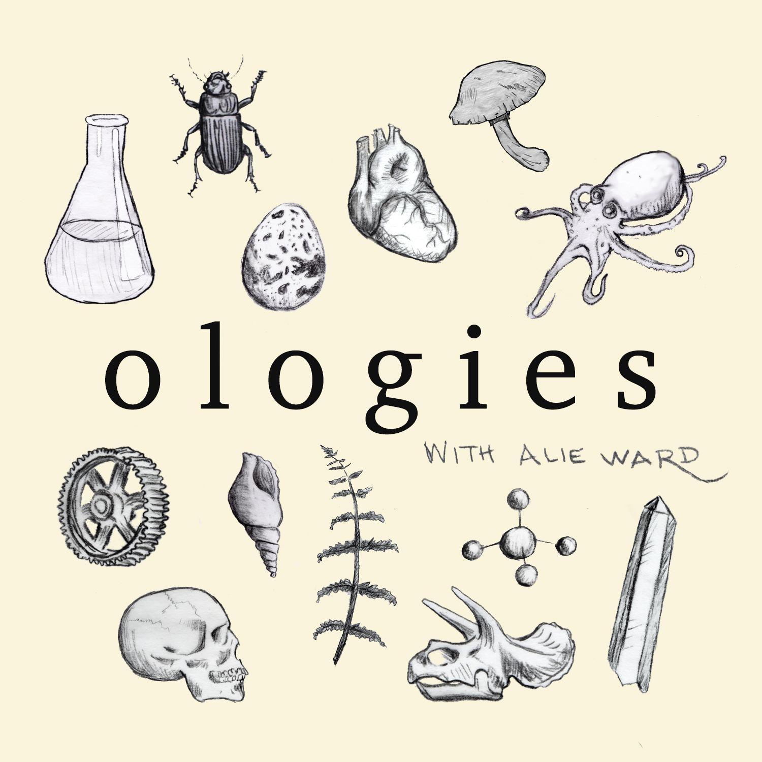 logo for ologies podcast with alie ward