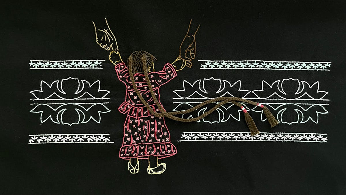 embroidery design by loriene pearson