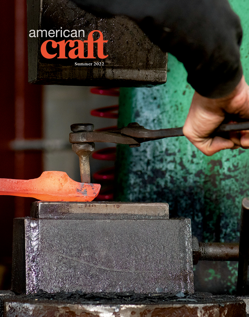 cover of the summer 2022 issue of American Craft magazine