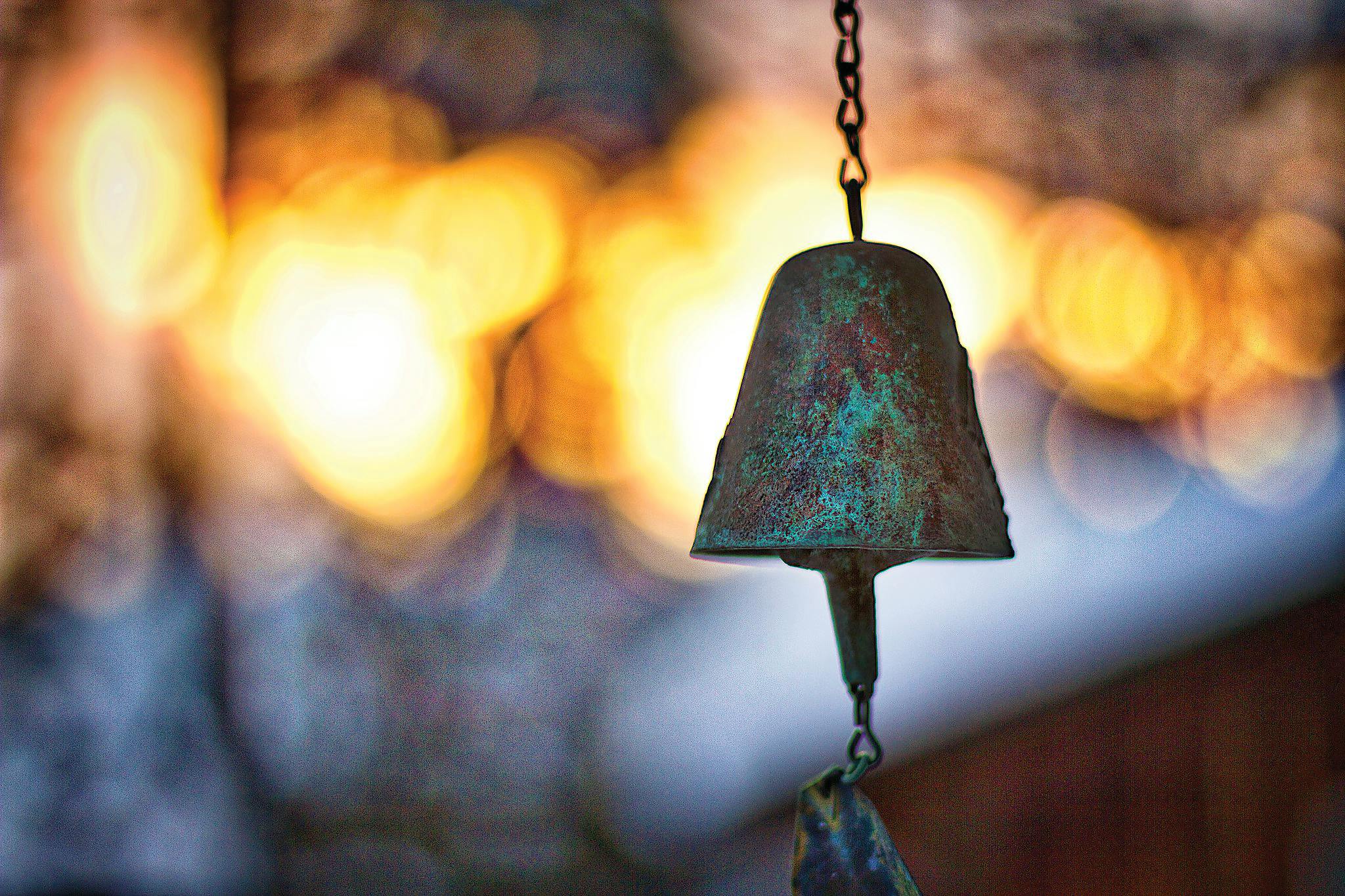 hand-poured bronze bell