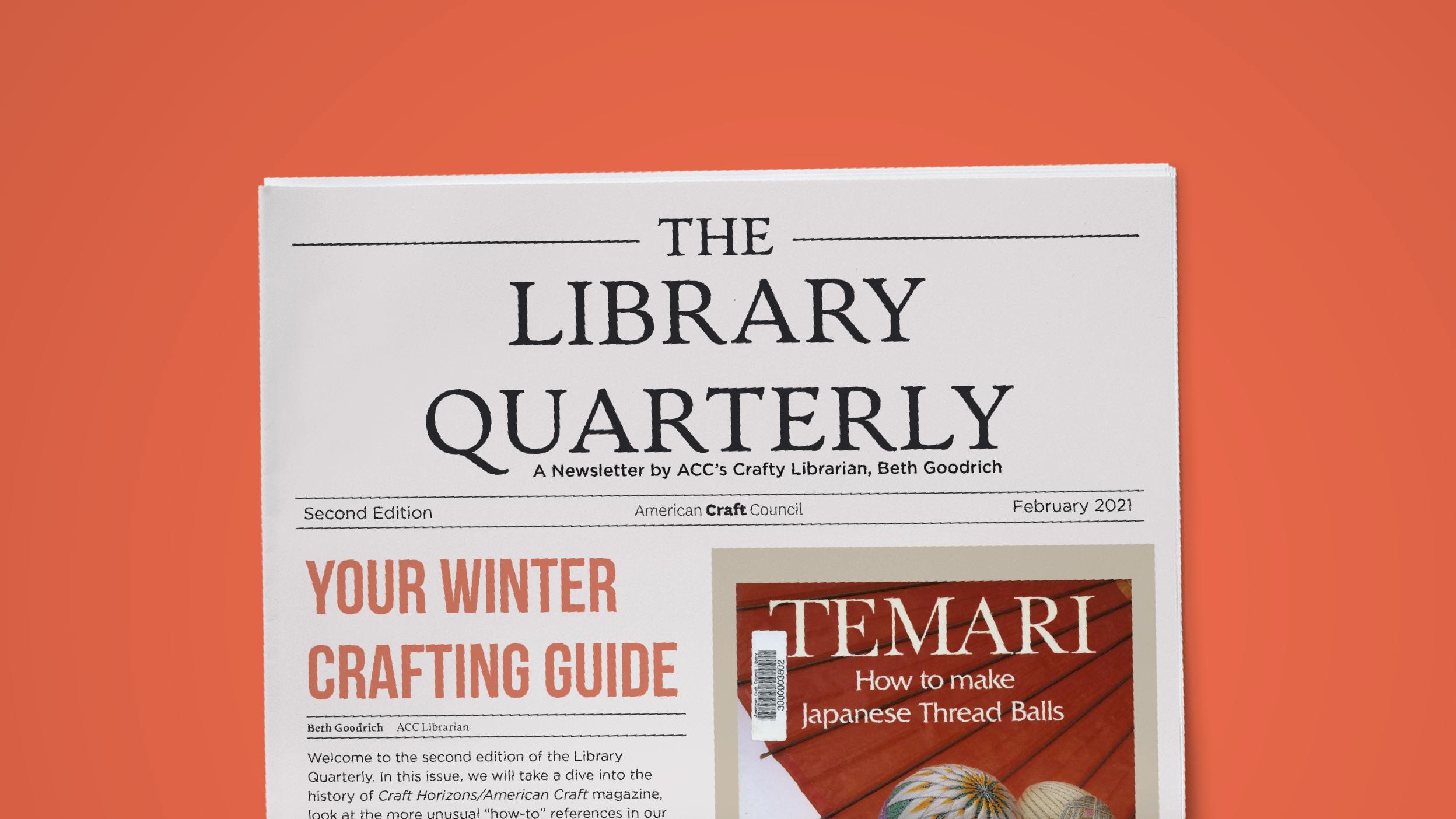 Library Quarterly Issue 2 Winter 2021