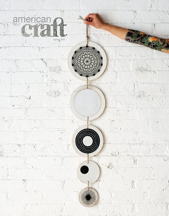 American Craft magazine Spring 2021 cover